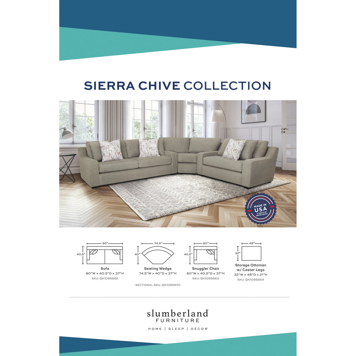 Room setting 3 featuring Sierra Chive Oversized Chair