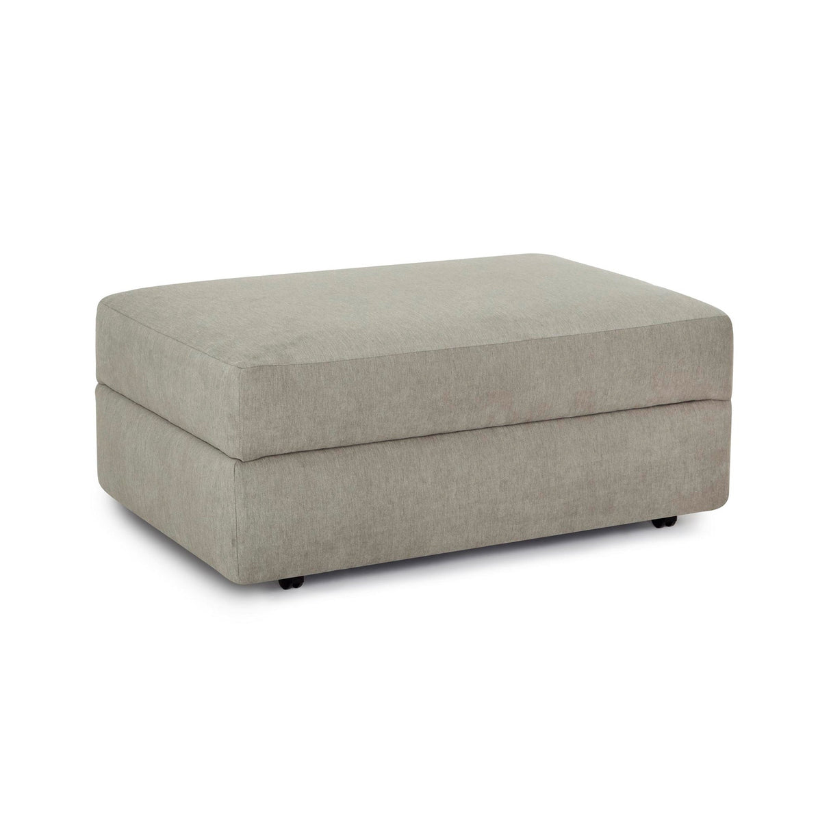 Front right view of Sierra Chive Storage Ottoman