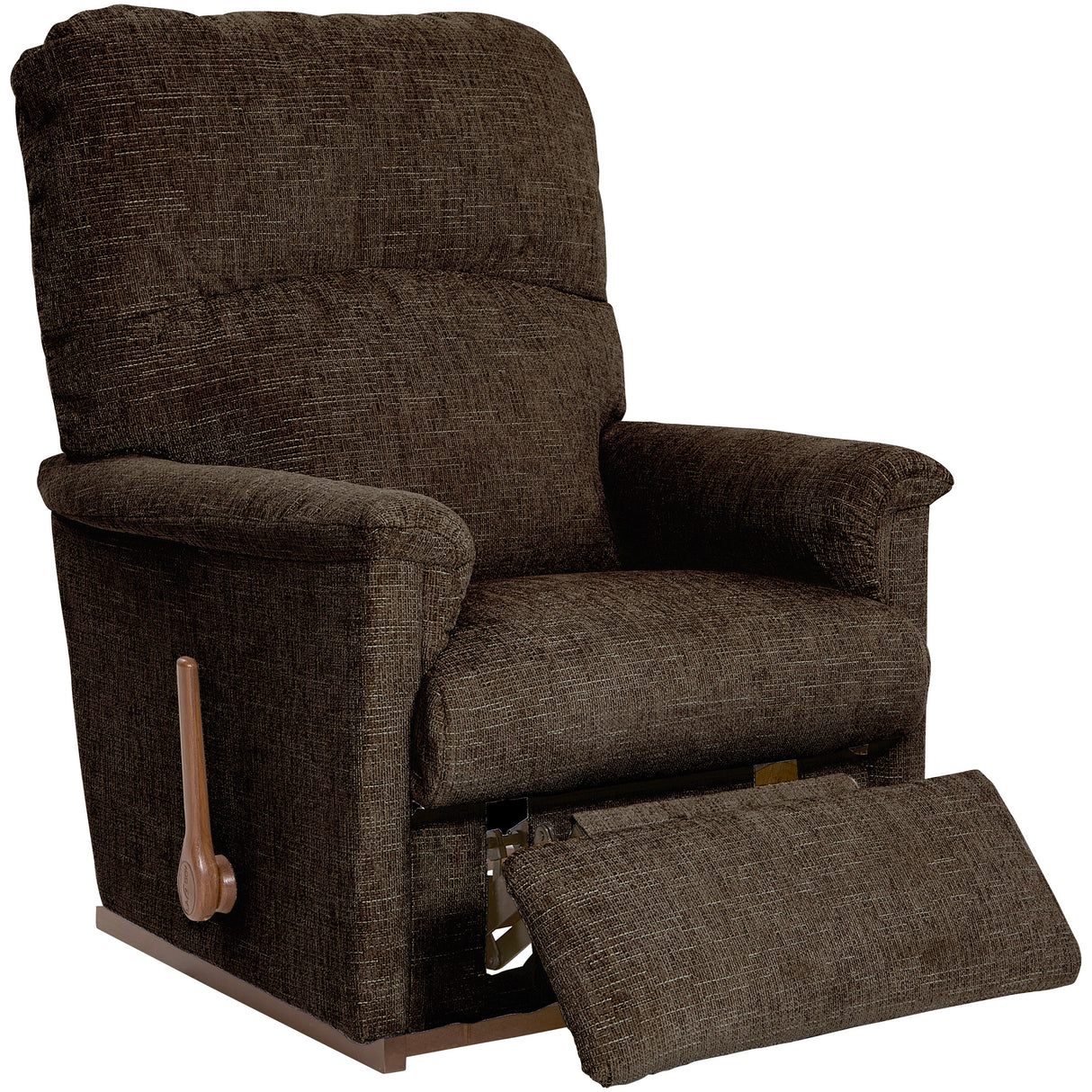 Open view of Collage Fudge Rocker Recliner