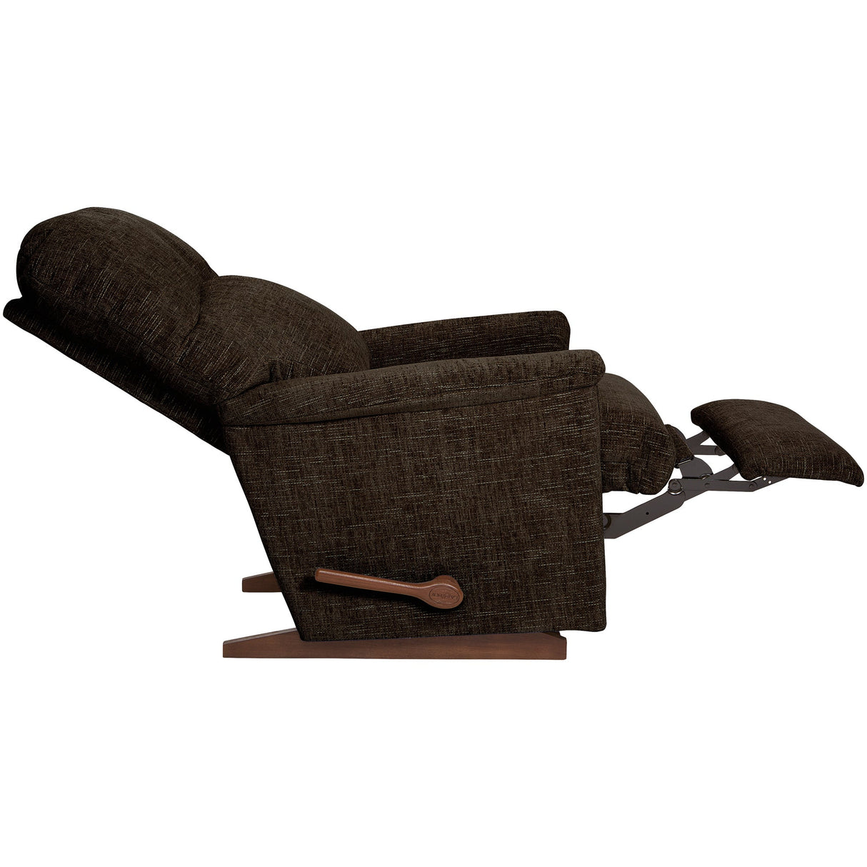 Side view of Collage Fudge Rocker Recliner