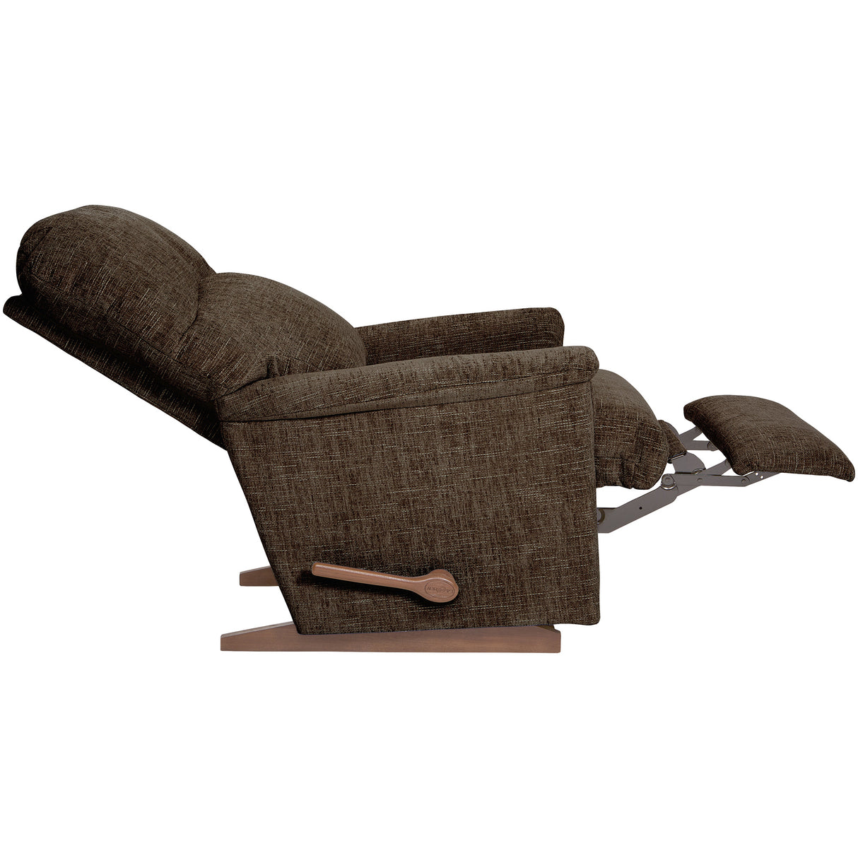 Side view of Collage Fudge Rocker Recliner