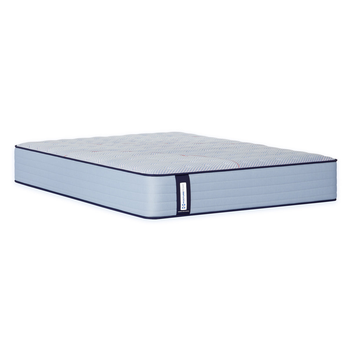 Front right view of Sealy Posturepedic Dallas Firm Tight Top Queen Mattress