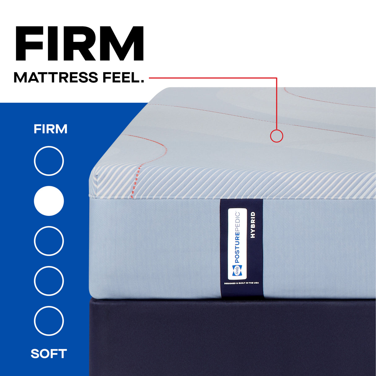 Sealy Posturepedic Dallas Firm Hybrid Mattress