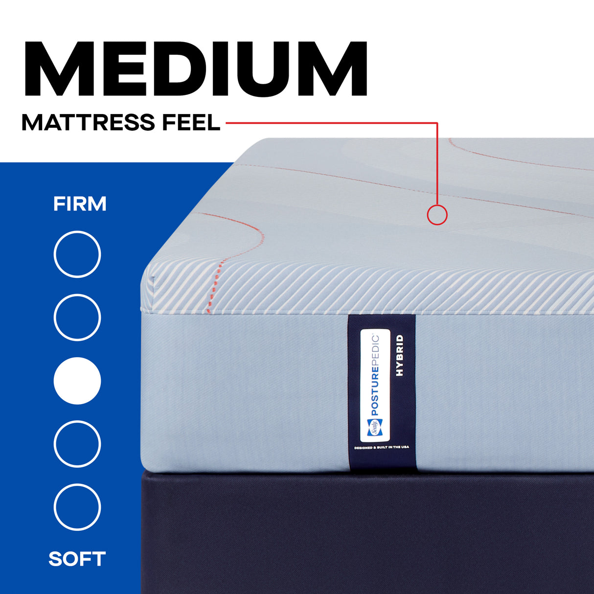 Sealy Posturepedic Dallas Medium Hybrid Mattress
