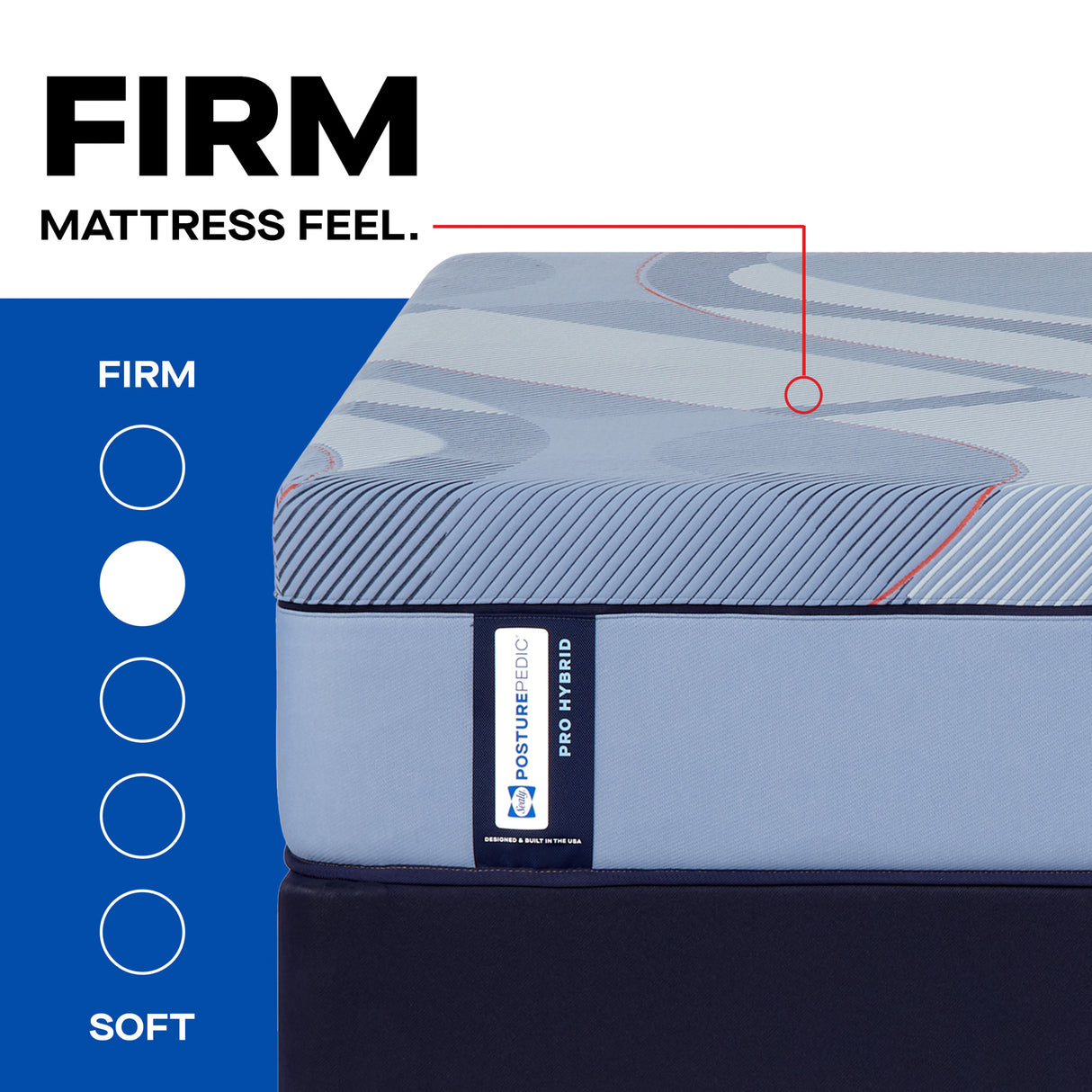 Sealy Posturepedic Pro Indianapolis Firm Hybrid Mattress