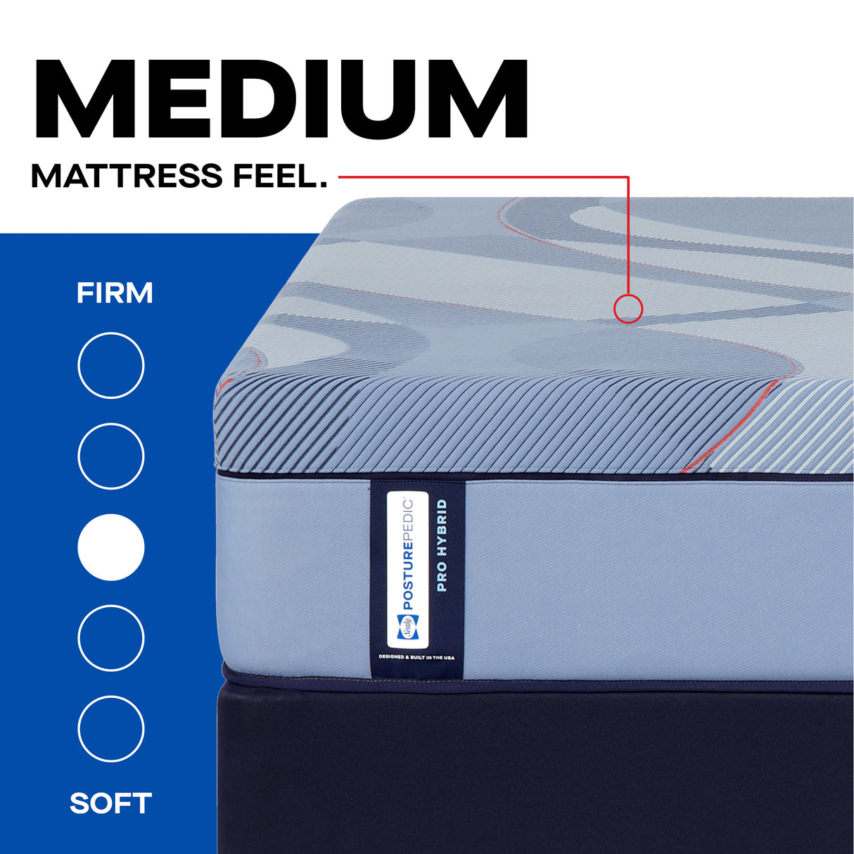 Sealy Posturepedic Pro Indianapolis Medium Hybrid Mattress