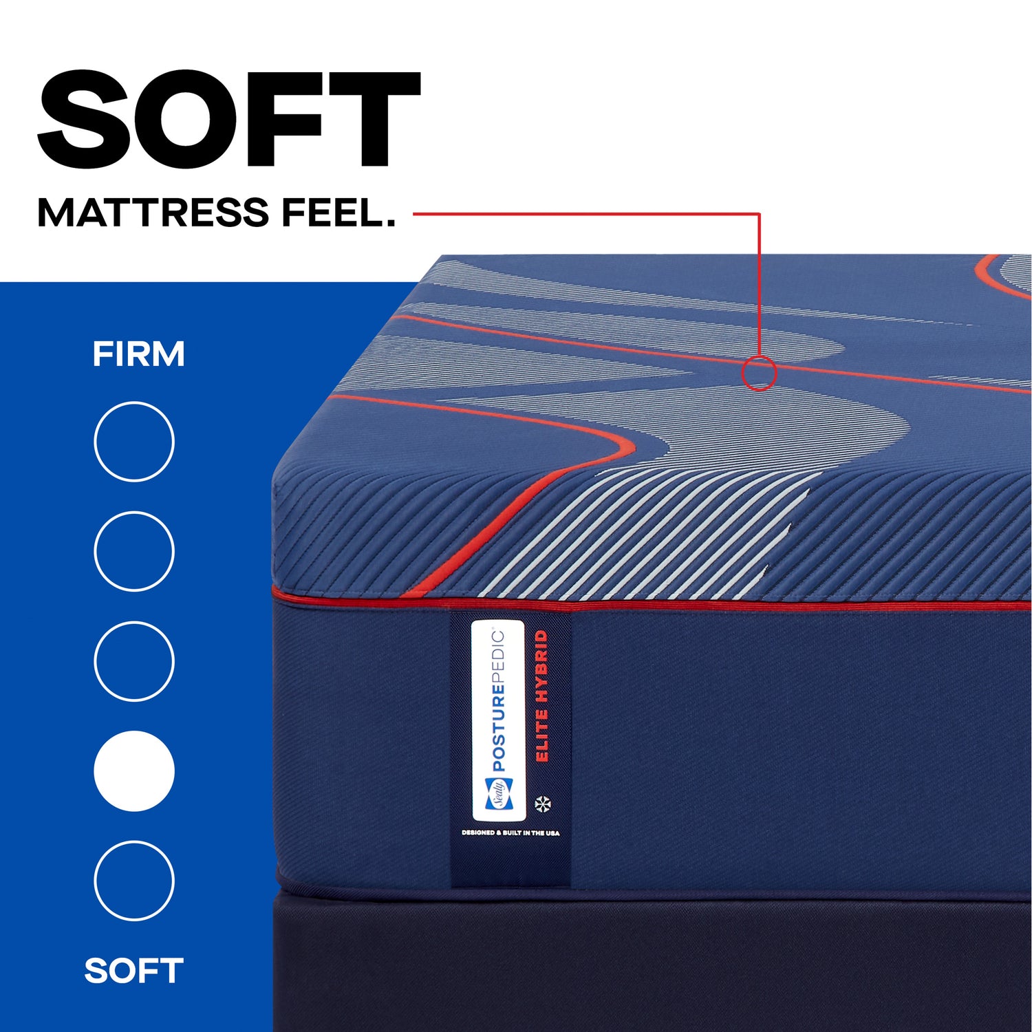 Sealy Posturepedic Elite Brenham II Soft Hybrid Mattress