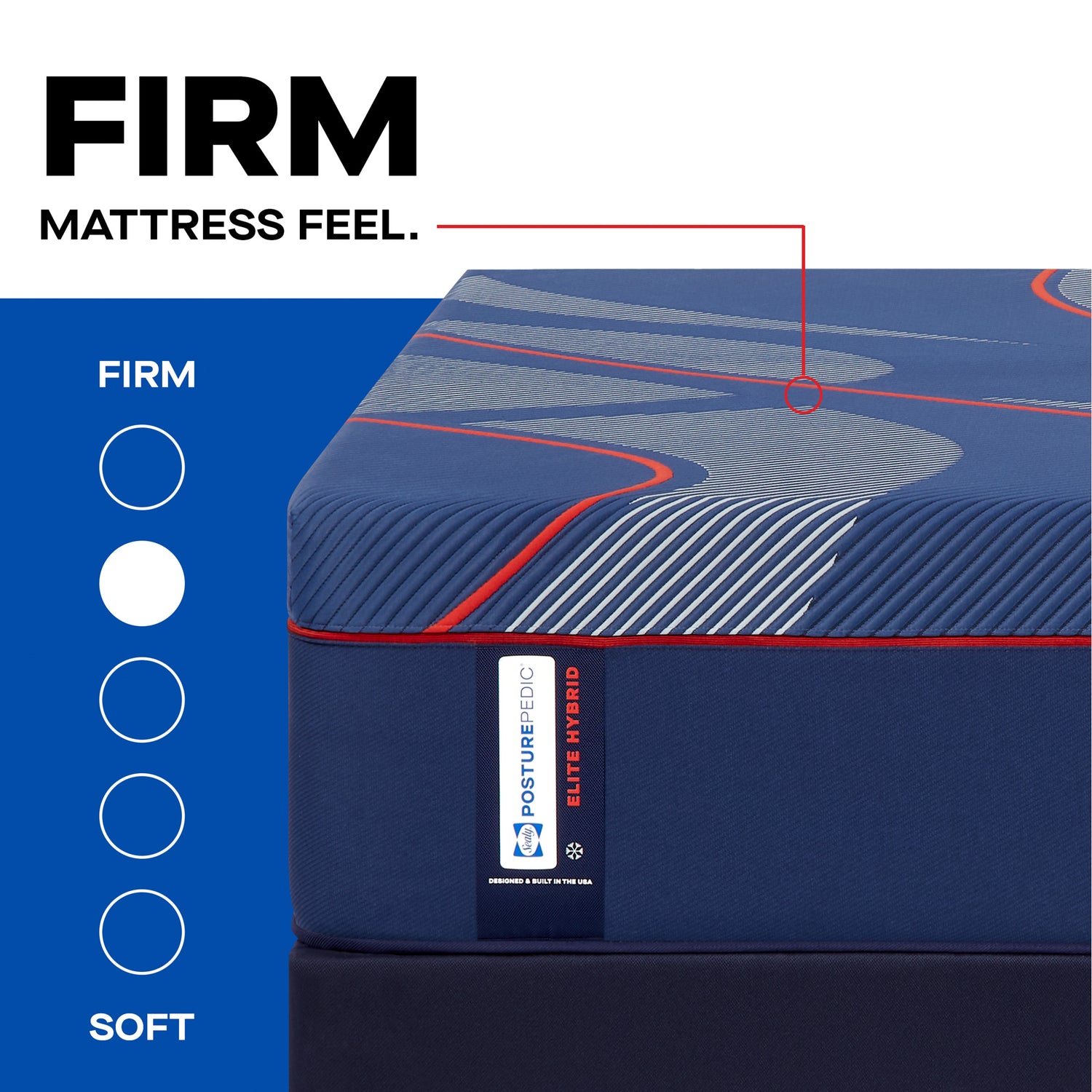 Sealy Posturepedic Elite Brenham II Firm Hybrid Mattress