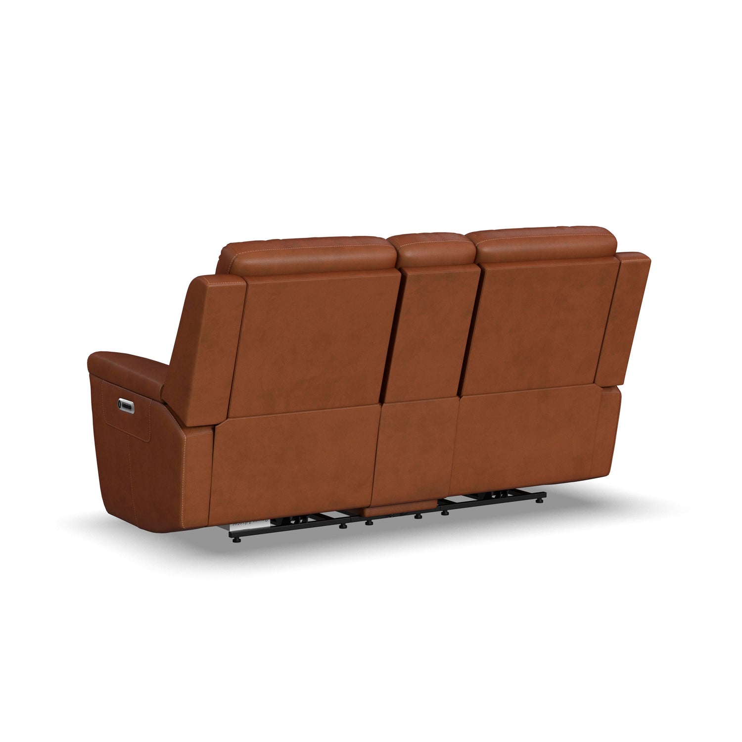 Amelia Power Reclining Console Loveseat with Power Headrests & Lumbar