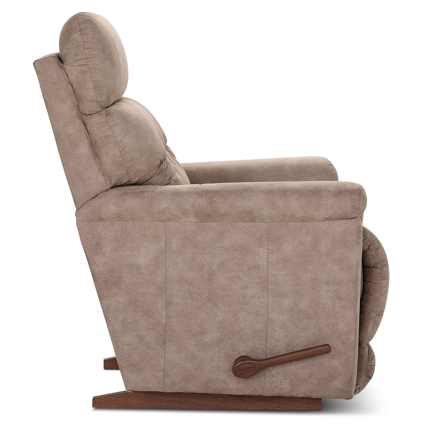 Side view of Fulton Mushroom Rocker Recliner
