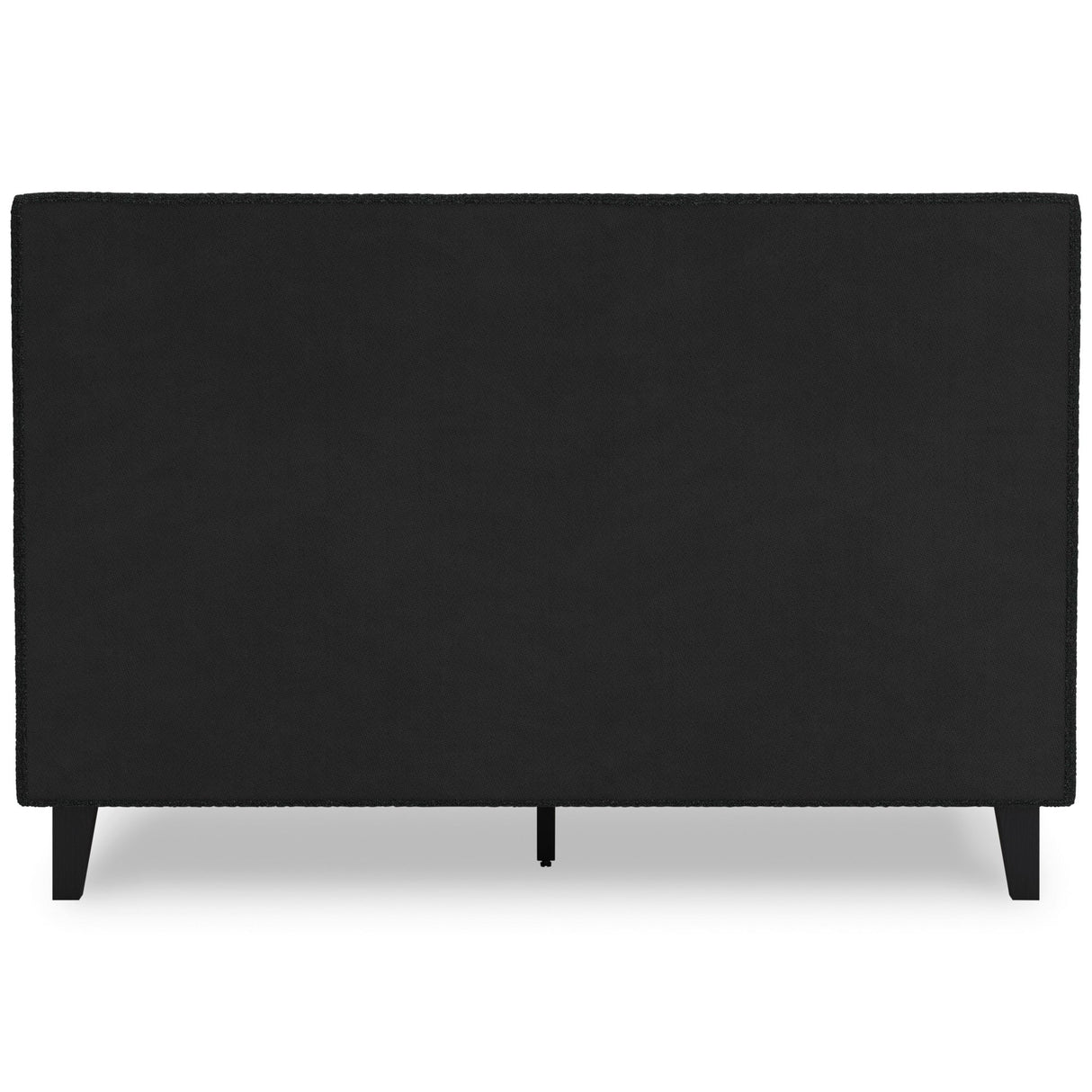 Back view of Cadmori Charcoal Full Upholstered Bed