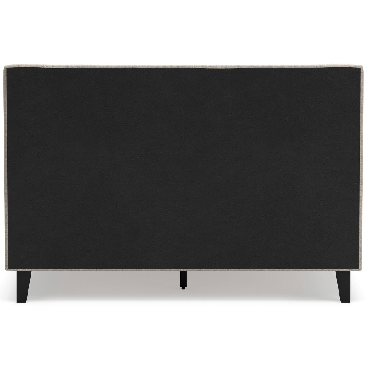 Back view of Cadmori Gray Full Upholstered Bed
