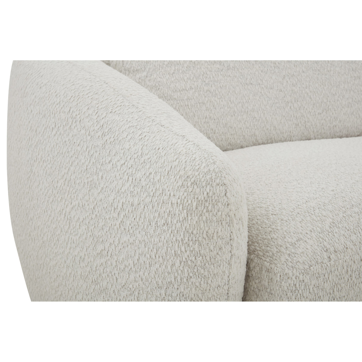 Light gray sectional sofa on a white background