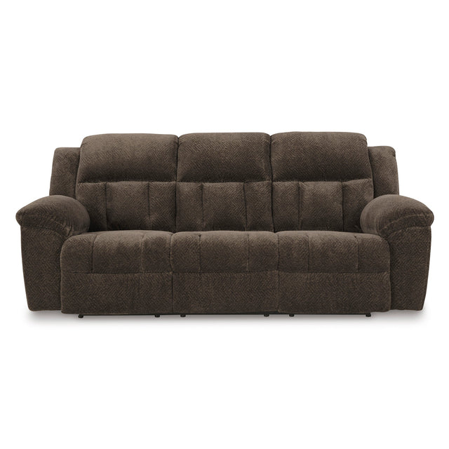 Frohn Chocolate Reclining Sofa QK1097703