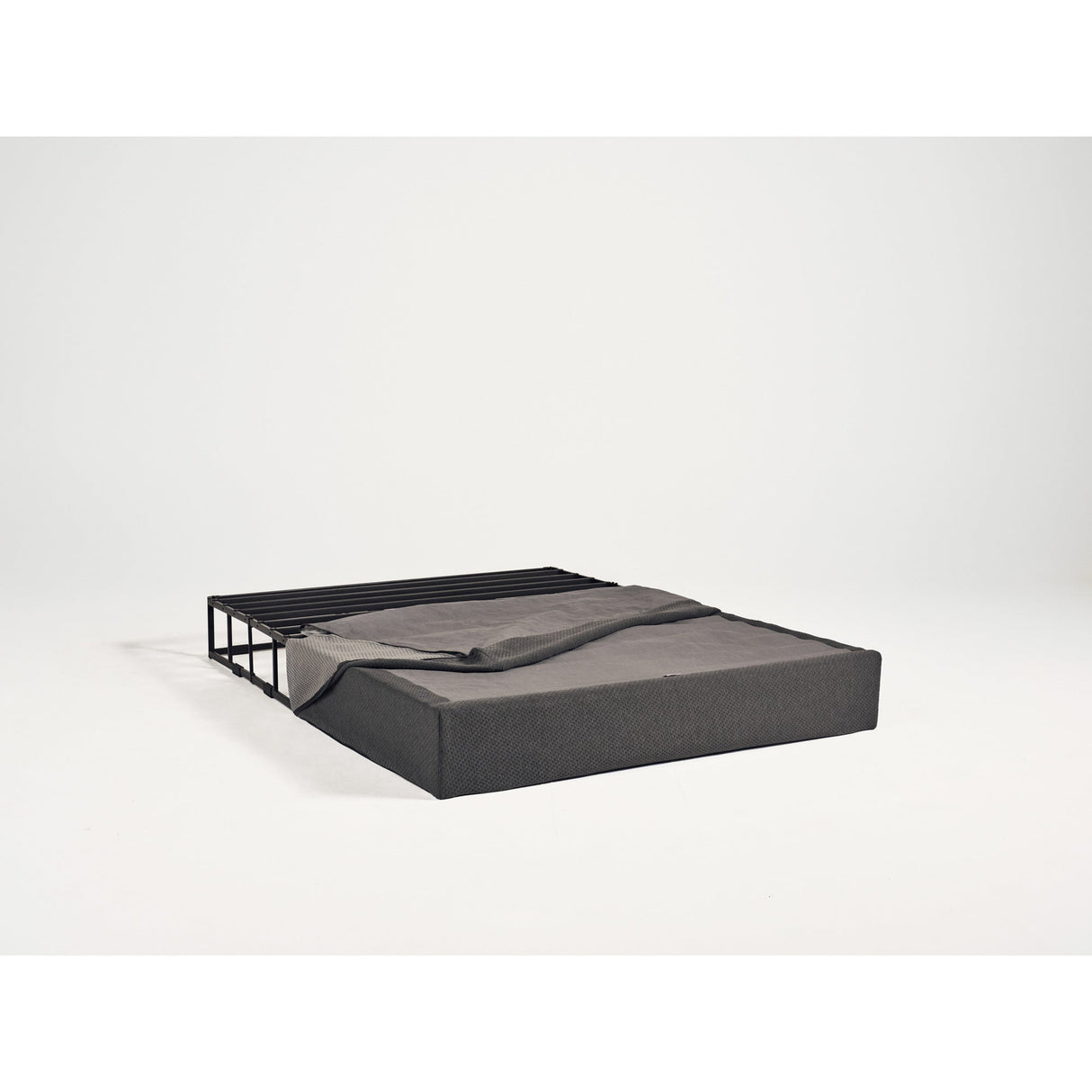 Detail view of Purple Low Profile Twin XL Flat Foundation