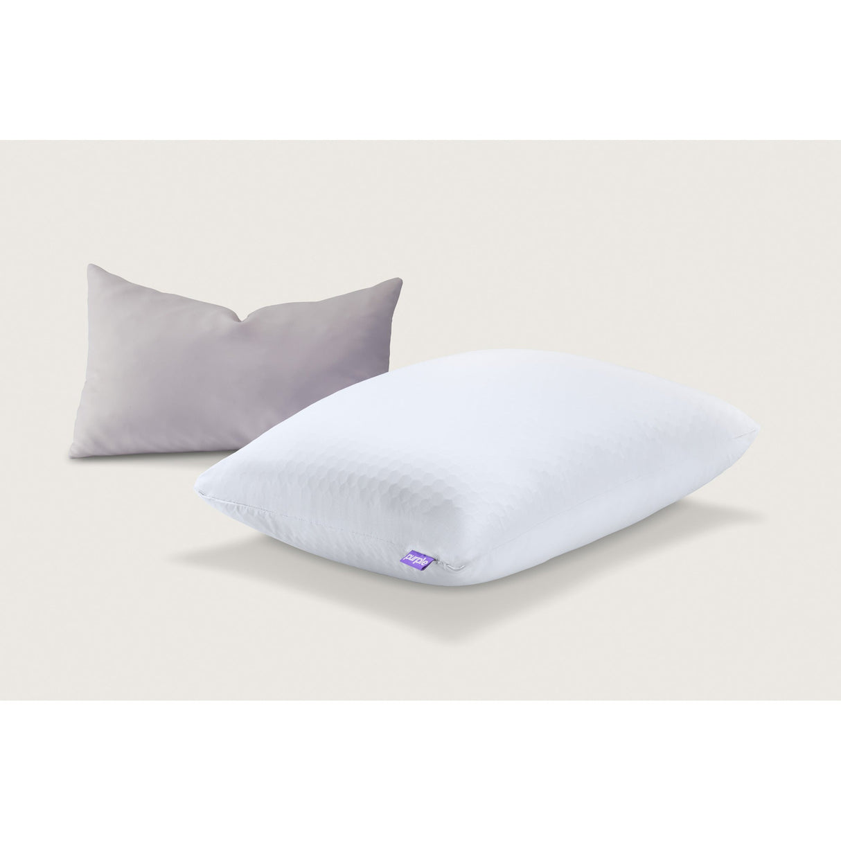 Front right view of Purple Freeform King Pillow