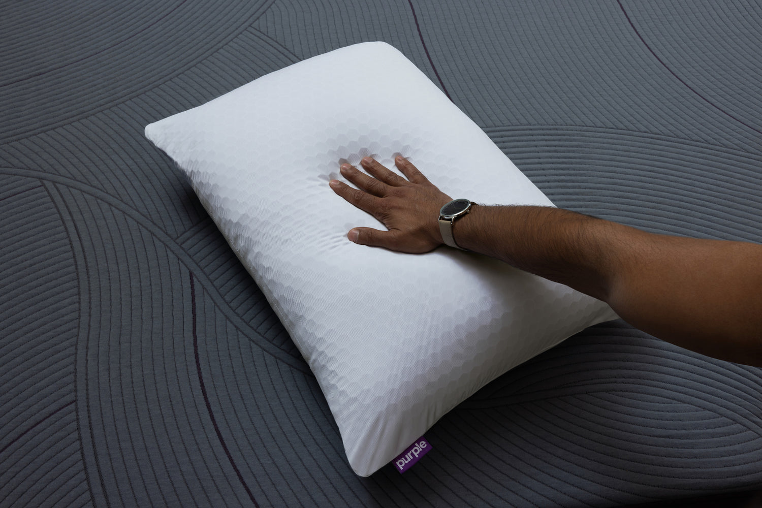 Purple Freeform Pillow