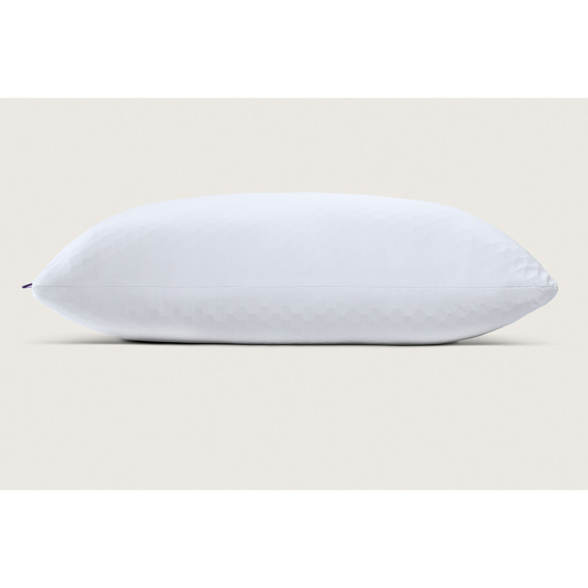 Side view of Purple Freeform King Pillow