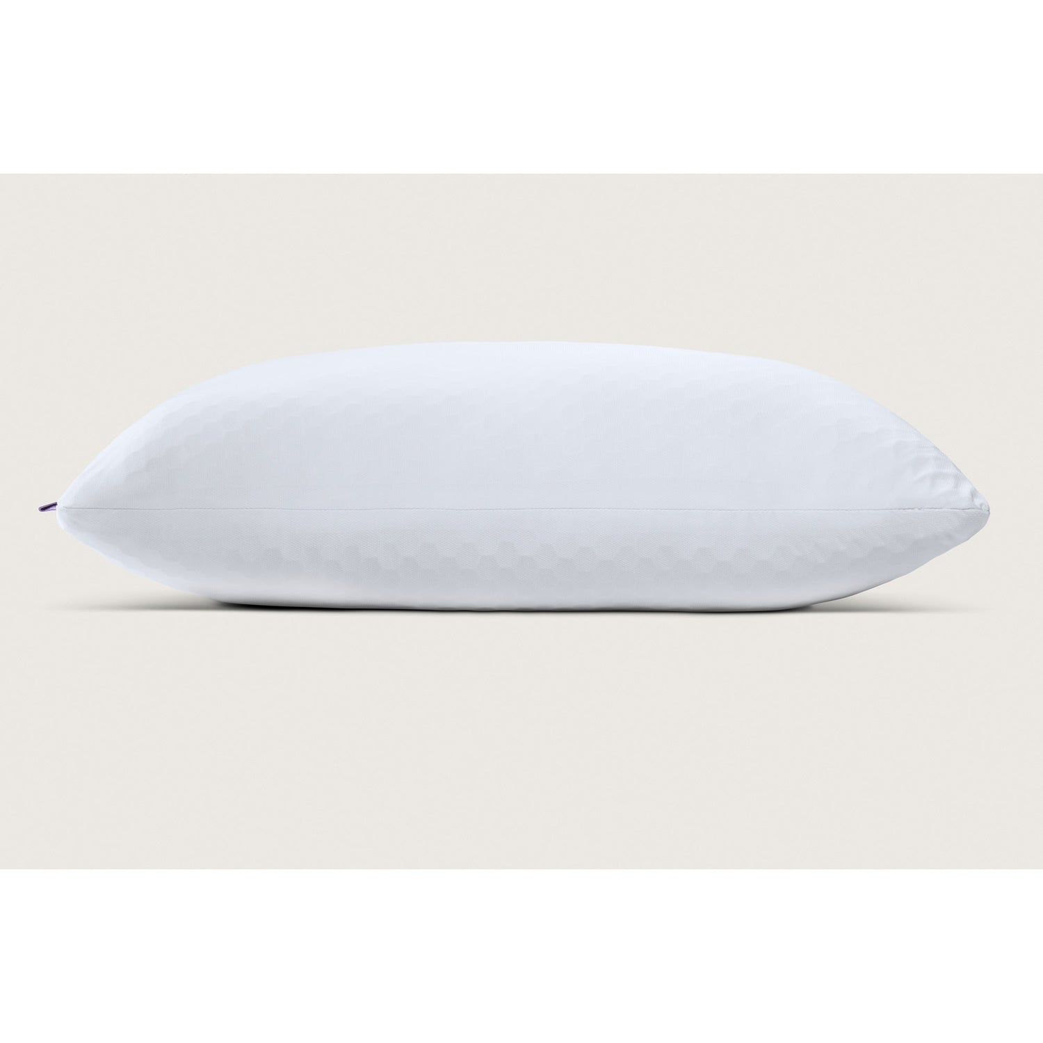 Side view of Purple Freeform King Pillow