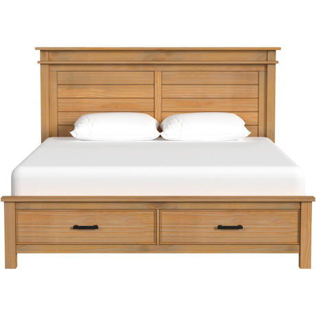 Glacier Point Golden Java Queen Storage Bed QK1097960