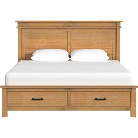 Glacier Point Golden Java King Storage Bed QK1097961
