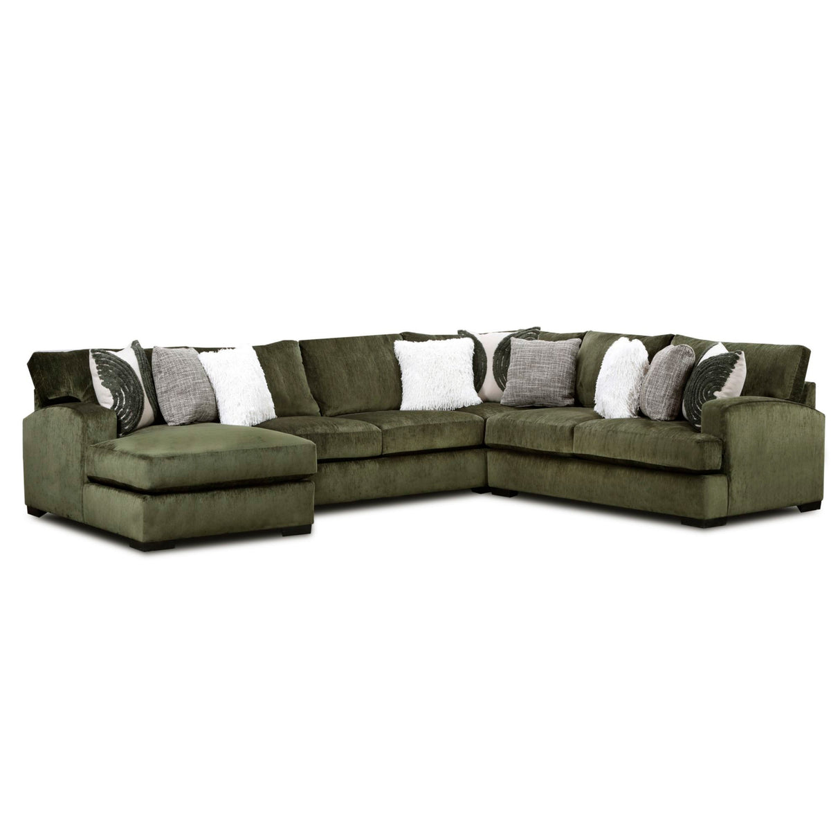 Bronte 3 Piece Left Chaise Sectional