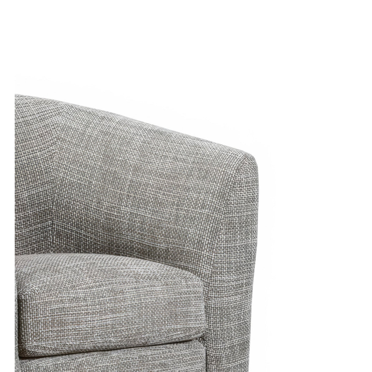 Detail view of Bronte Clover Swivel Accent Chair