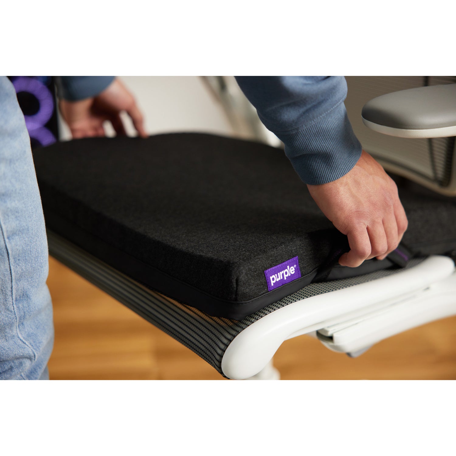 Purple Double Seat Cushion