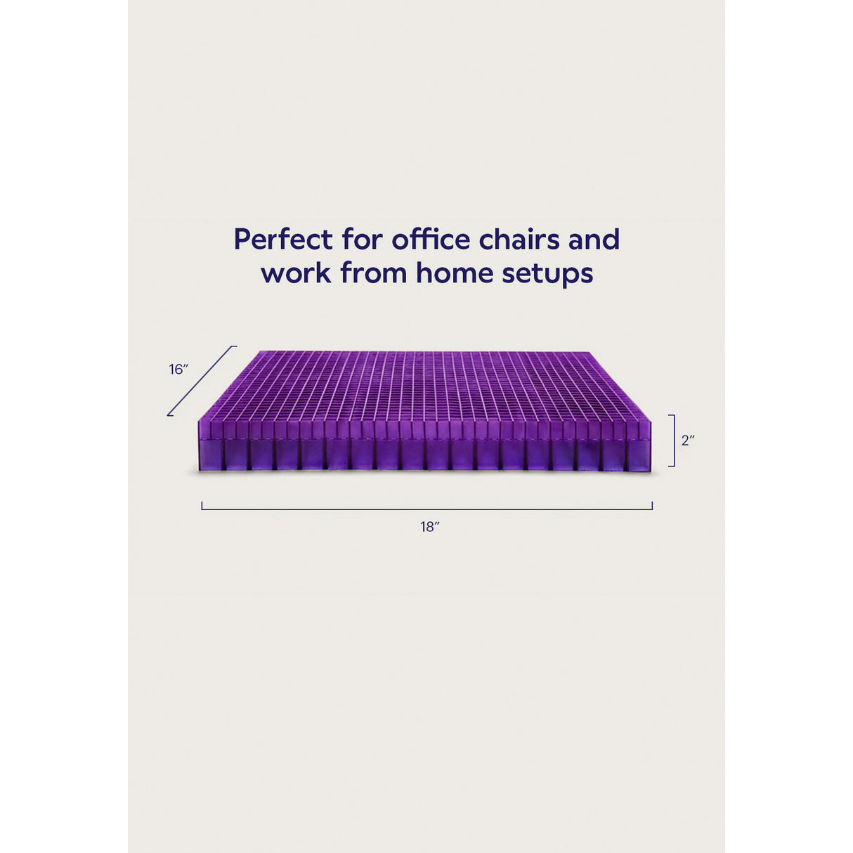 Purple Double Seat Cushion
