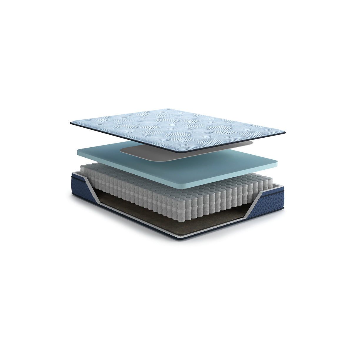 Detail view of Ashley Peak 2.0 12 Inch Hybrid Queen Mattress