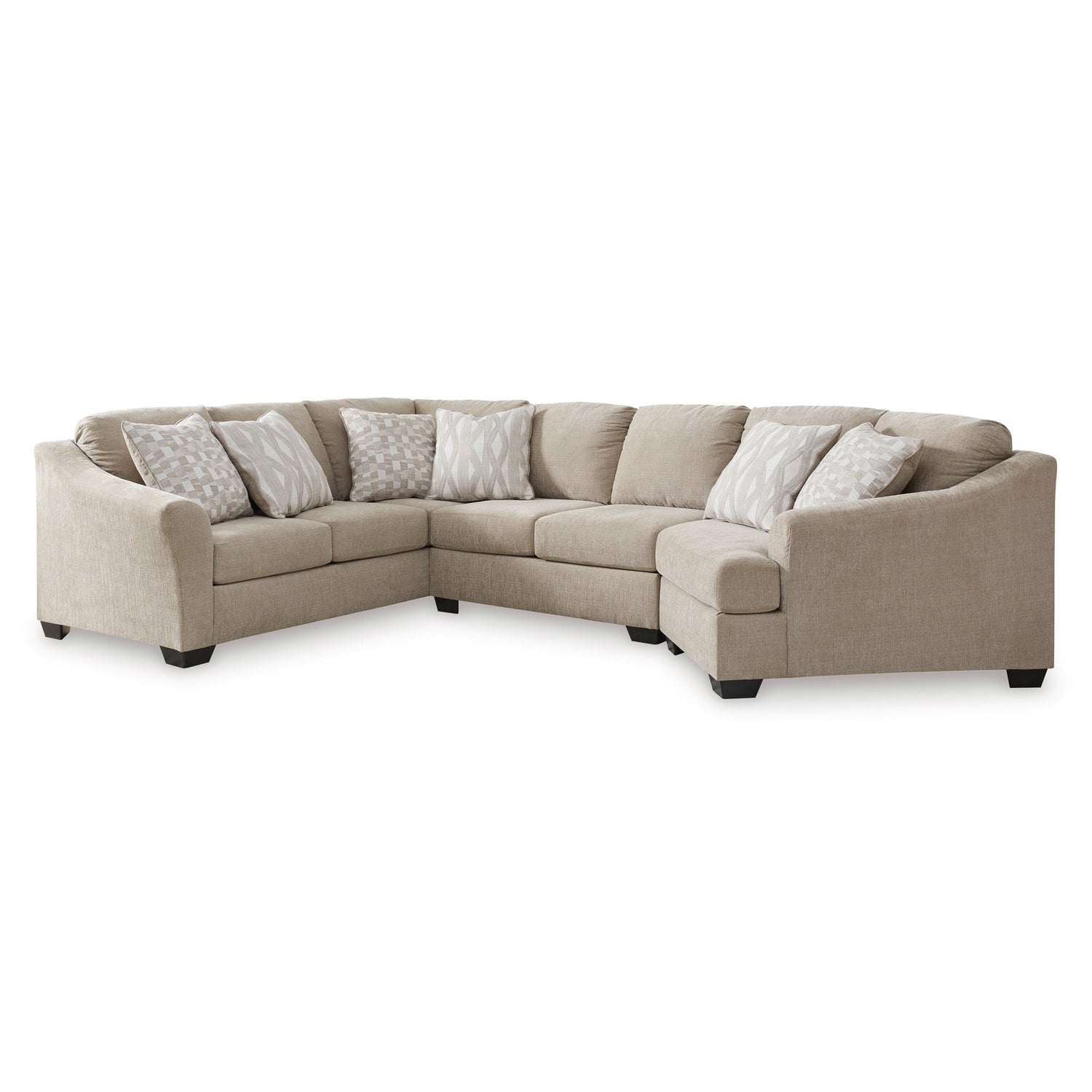Brogan Bay Cork 3 Piece Right Cuddler Sectional QK1098242