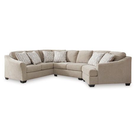 Brogan Bay Cork 3 Piece Right Cuddler Sectional QK1098242