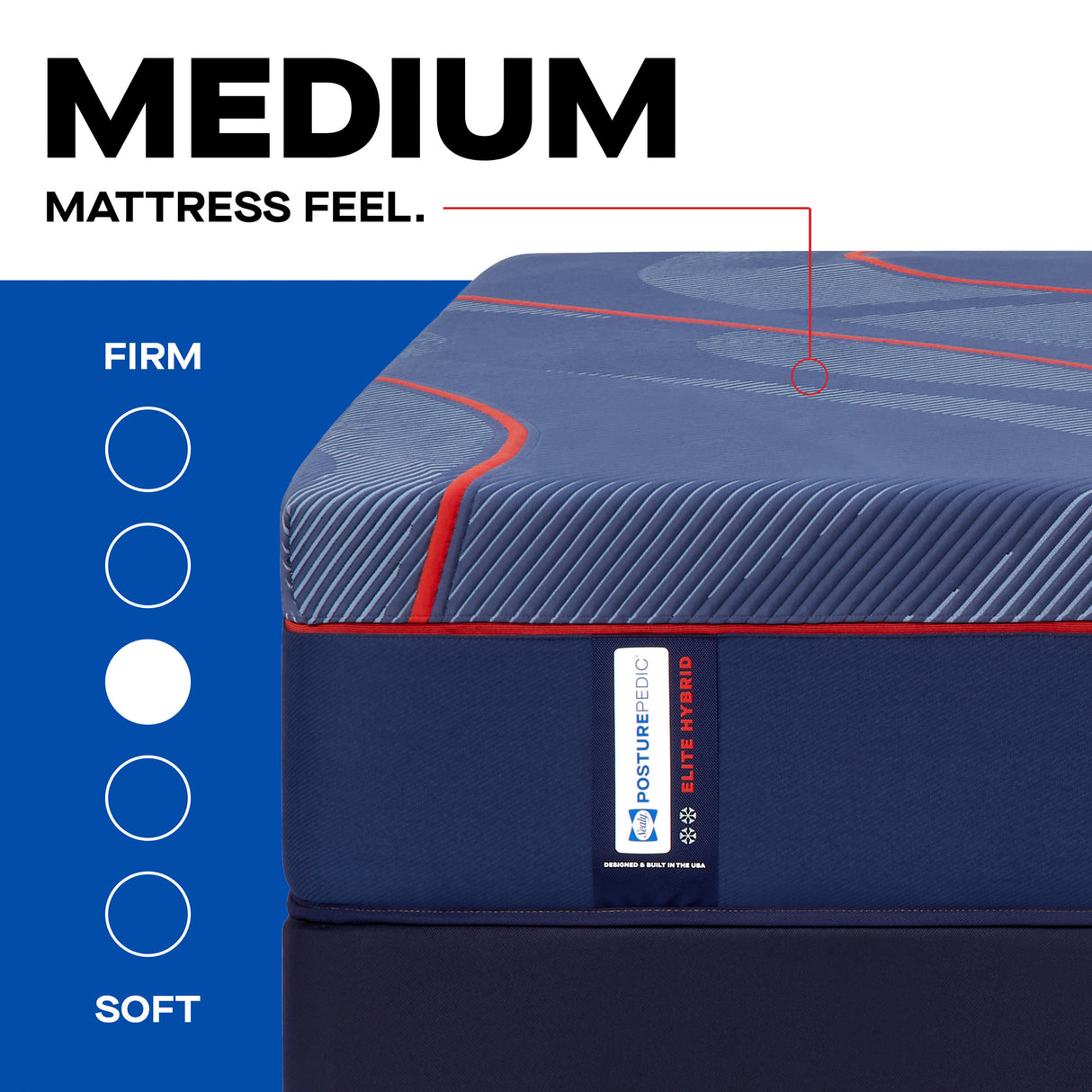 Sealy Posturepedic Elite High Point II Medium Hybrid Mattress