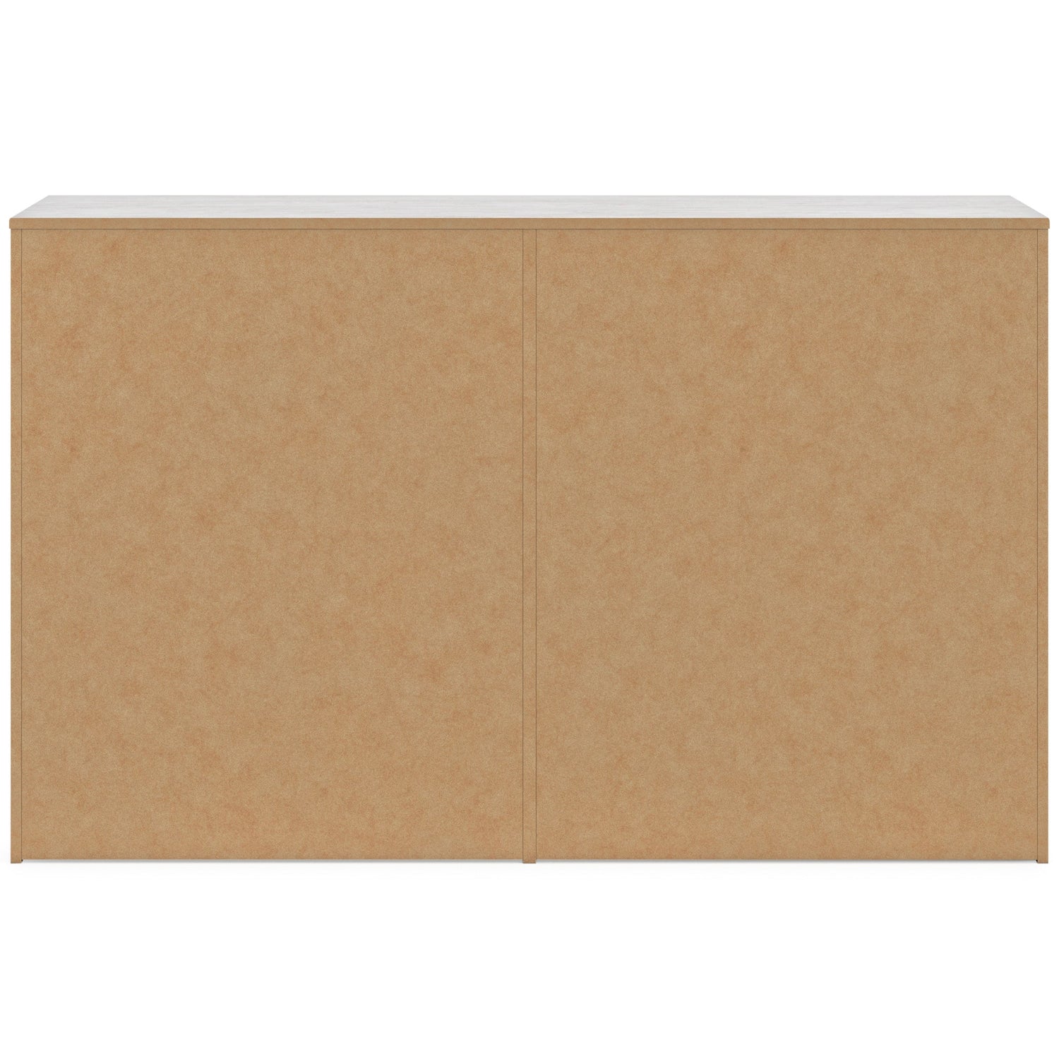 Back view of Cayboni White Dresser