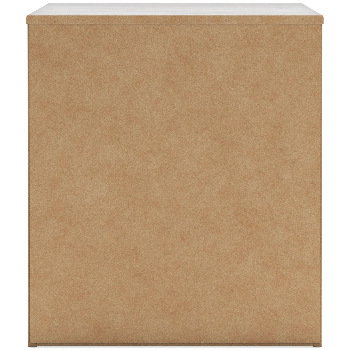 Back view of Cayboni White Nightstand