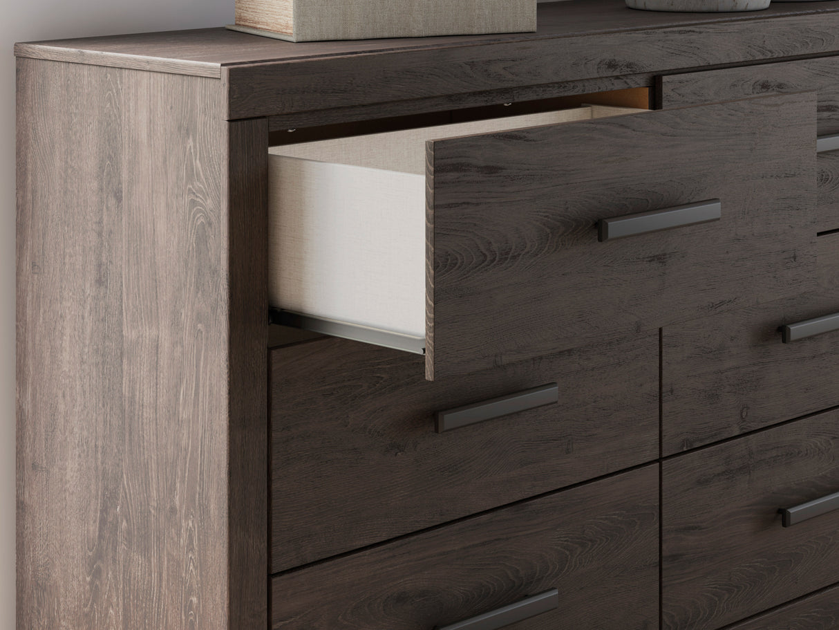 Detail view of Prendonea Charcoal Dresser
