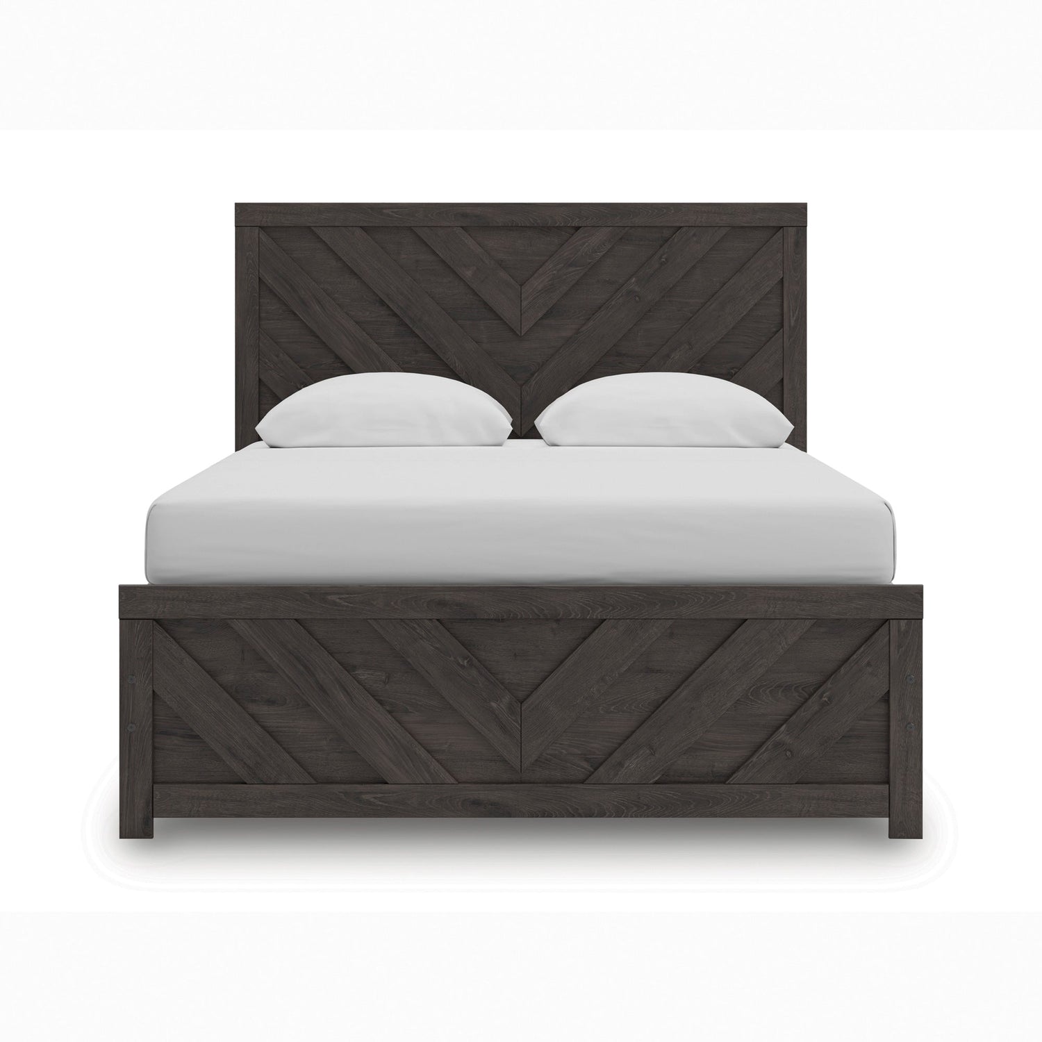 Prendonea Charcoal Queen Panel Bed QK1098718