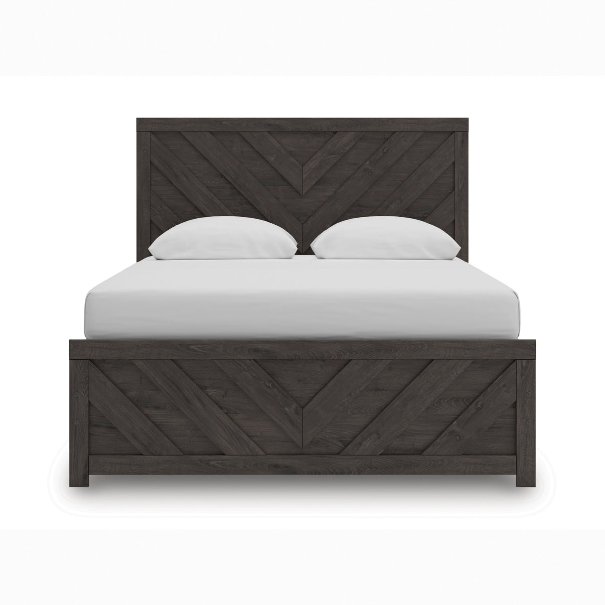 Prendonea Charcoal Queen Panel Bed QK1098718