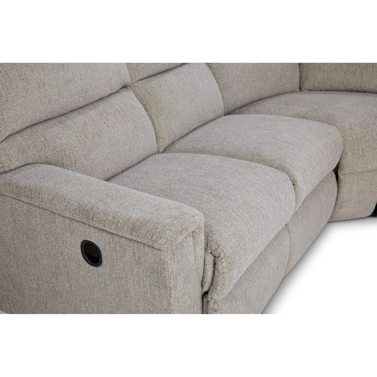 Detail view 2 of Ava Oyster 3 Piece Sectional