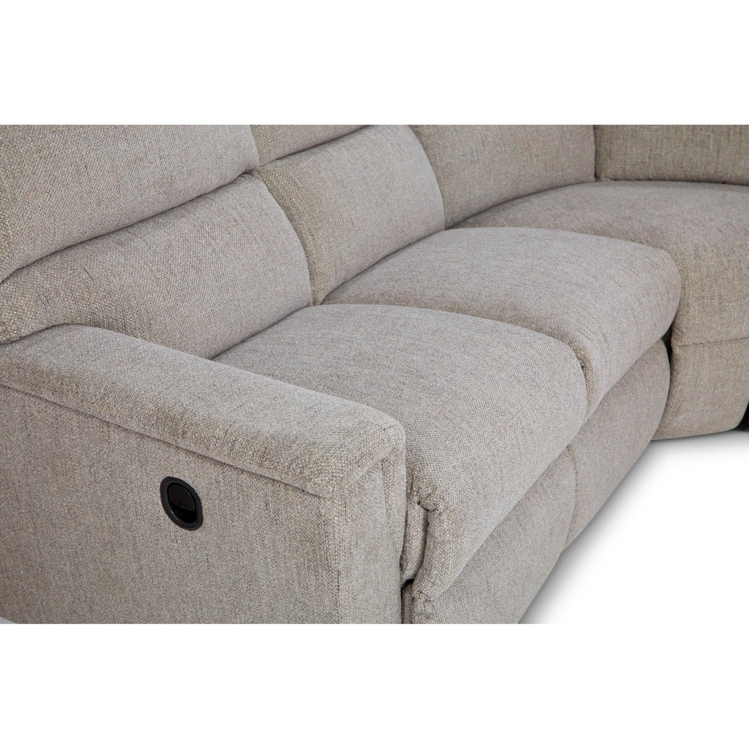 Detail view 2 of Ava Oyster 3 Piece Sectional