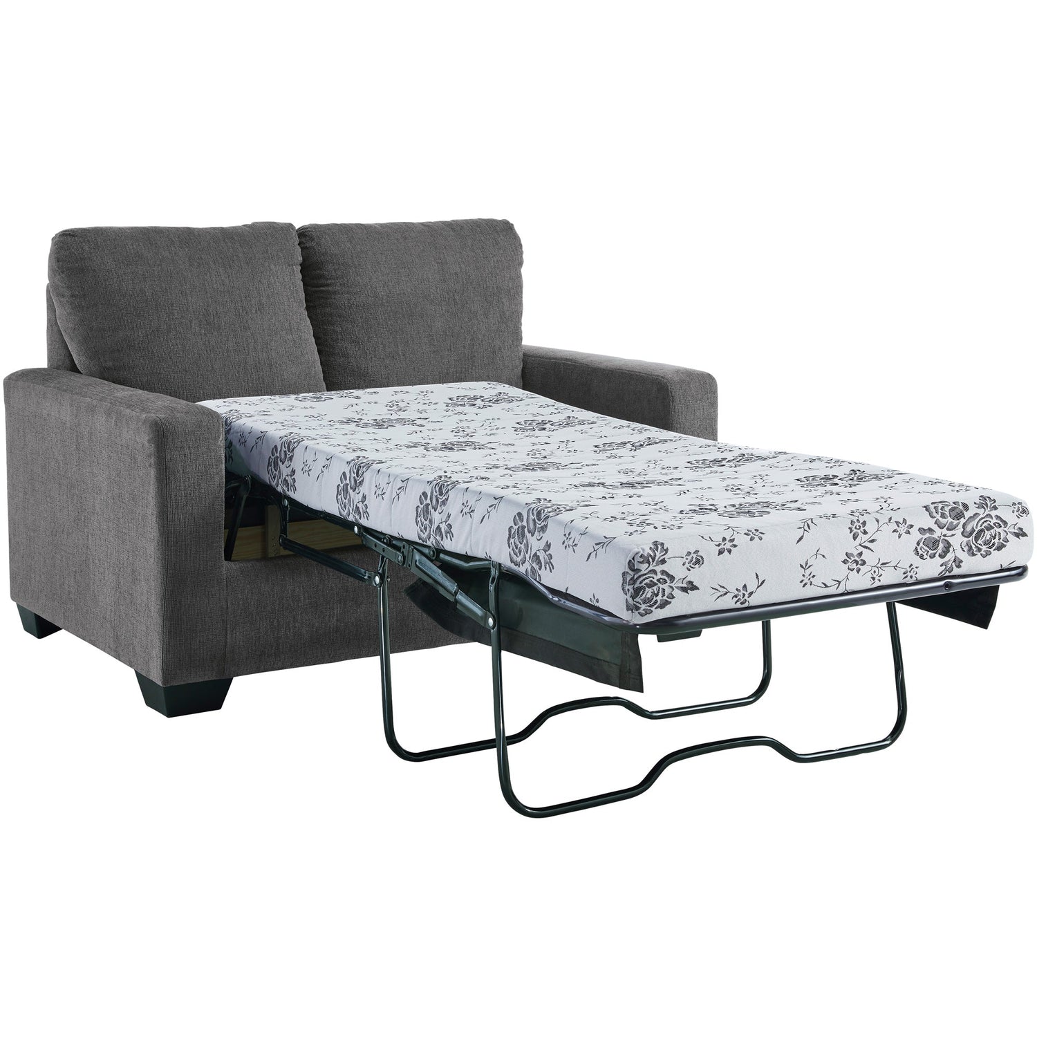 Detail view of Rannis Pewter Twin Sleeper