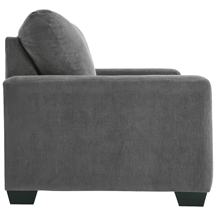 Side view of Rannis Pewter Twin Sleeper