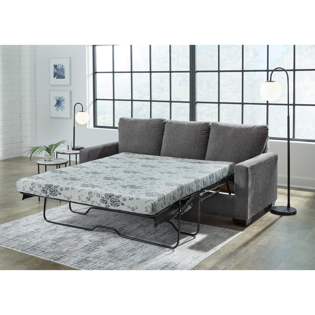 Room setting 3 featuring Rannis Pewter Queen Sleeper