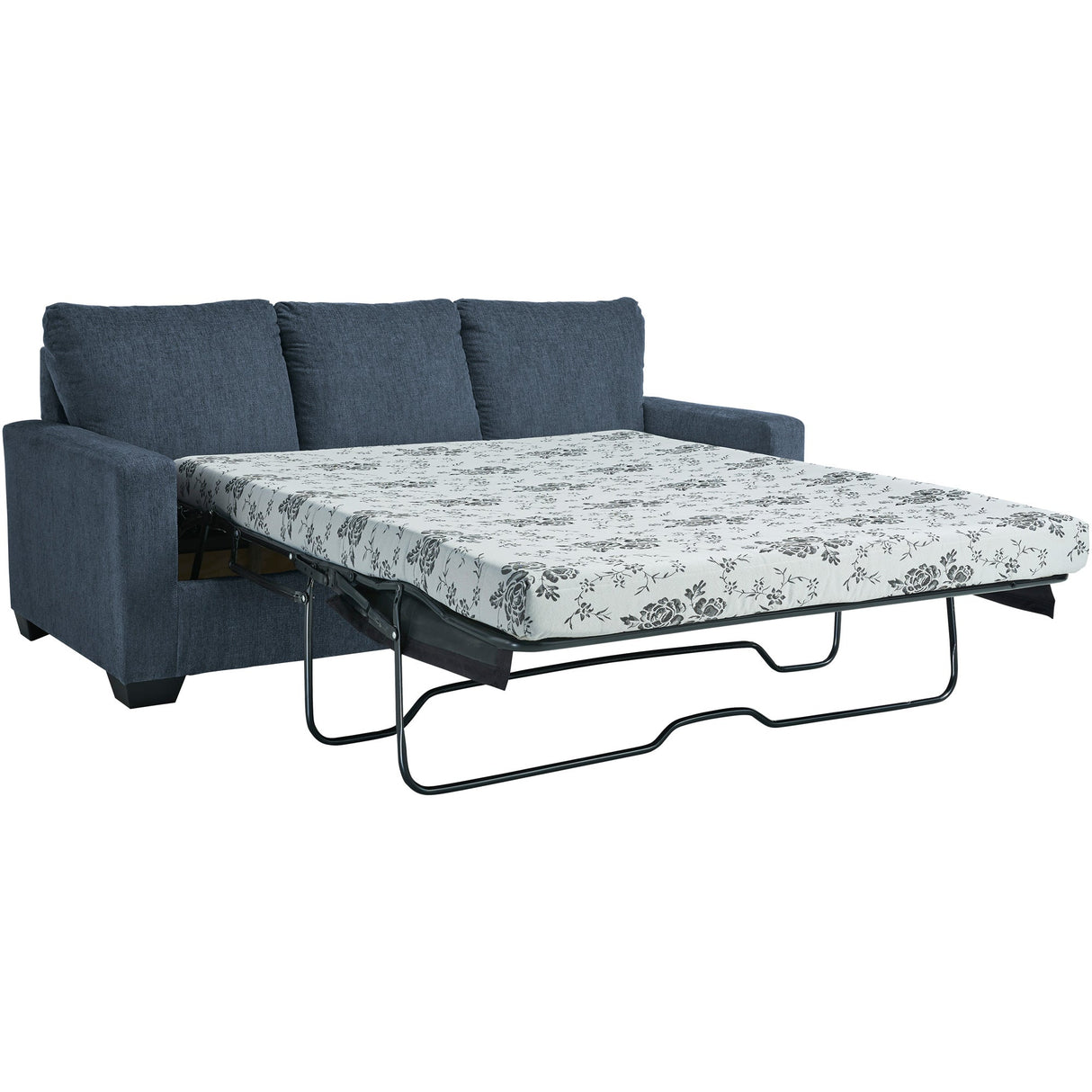 Detail view of Rannis Navy Queen Sleeper