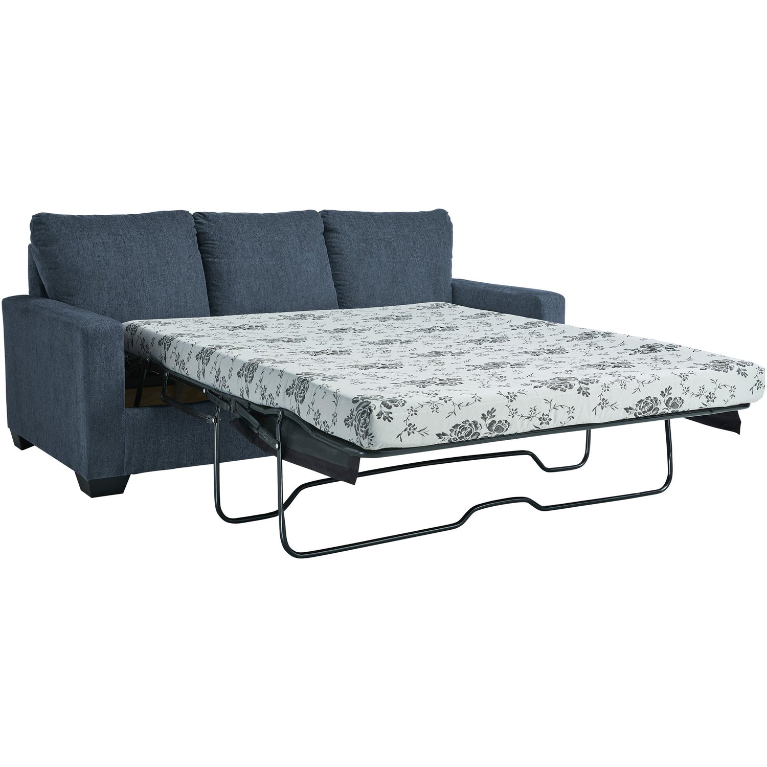 Detail view of Rannis Navy Queen Sleeper