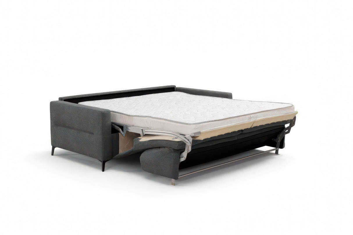 Detail view of Kathleen Dark Gray Queen Sleeper Sofa