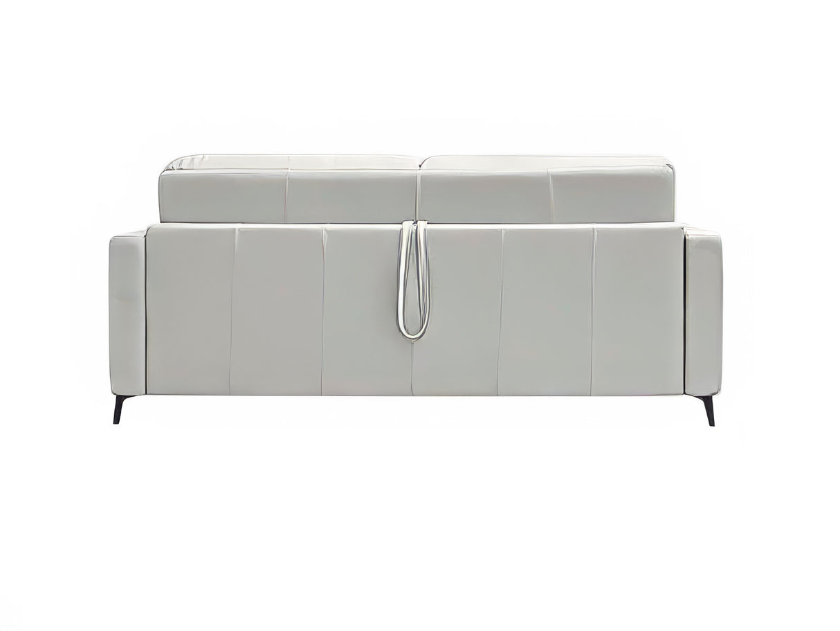 Back view of Kathleen Light Gray Queen Sleeper Sofa