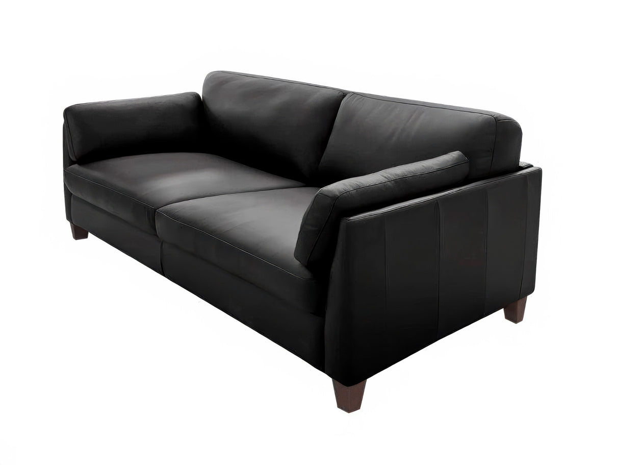 Front right view of Mleda Black Queen Sleeper Sofa