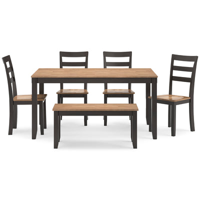 Gesthaven 6 Piece Rectangular Dining Set