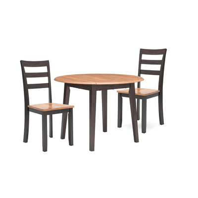 Gesthaven 3 Piece Round Drop Leaf Dining Set